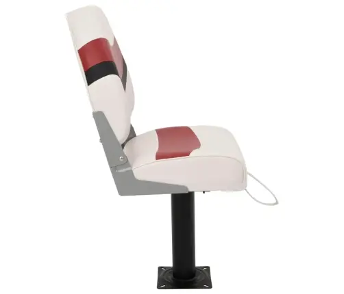 2-Osaline Kokkupandav Kõrge Seljatoega Paadiiste