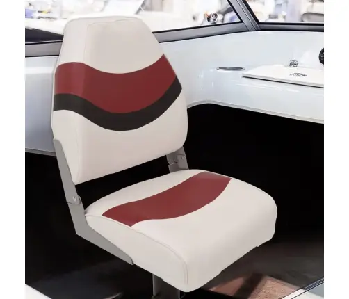 4-Daļīgs Salokāms Laivas Sēdeklis, Augsta Atzveltne Vidaxl