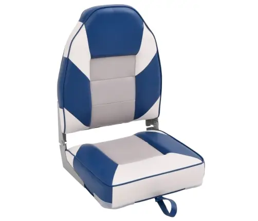 2-Daļīgs Salokāms Laivas Sēdeklis, Augsta Atzveltne Vidaxl