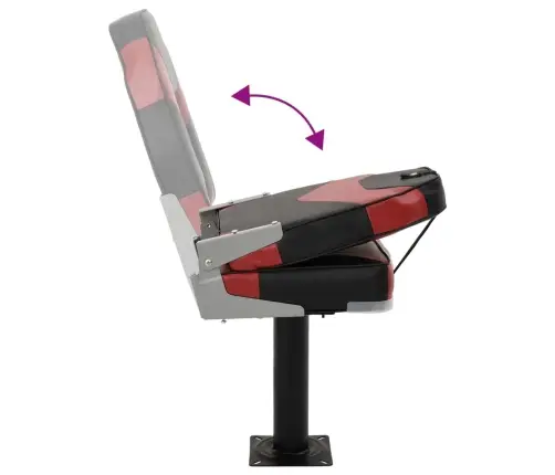 2-Daļīgs Salokāms Laivas Sēdeklis, Augsta Atzveltne Vidaxl