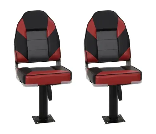 4-Daļīgs Salokāms Laivas Sēdeklis, Augsta Atzveltne Vidaxl