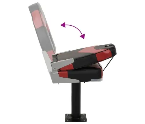 4-Daļīgs Salokāms Laivas Sēdeklis, Augsta Atzveltne Vidaxl