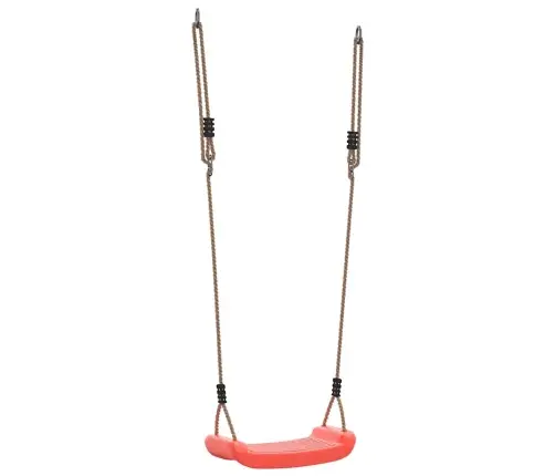 Āra Šūpoles Bērniem, Vienvietīgas, Regulējama Virve, Sarkanas Vidaxl