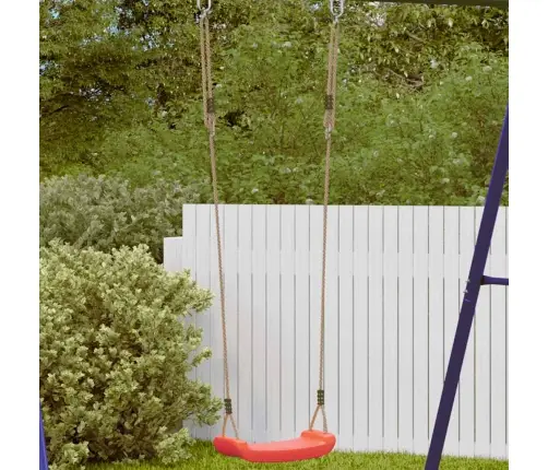 Āra Šūpoles Bērniem, Vienvietīgas, Regulējama Virve, Sarkanas Vidaxl