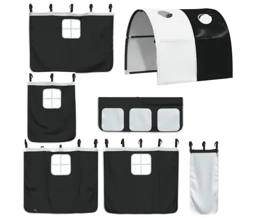 Narivoodi Liumäe Ja Kardinatega, Valge Ja Must, 90 X 200 Cm