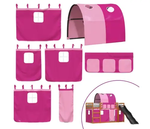 Narivoodi Liumäe Ja Kardinatega, Roosa, 90 X 200 Cm