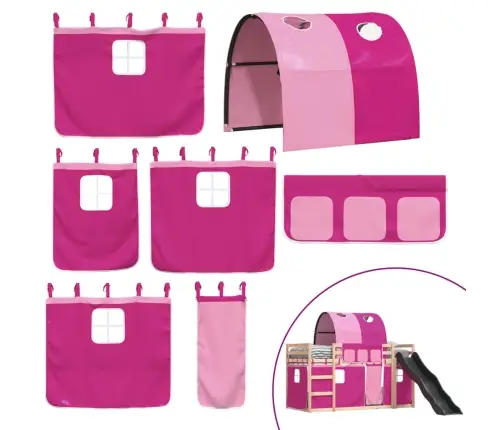 Narivoodi Liumäe Ja Kardinatega, Roosa, 80 X 200 Cm