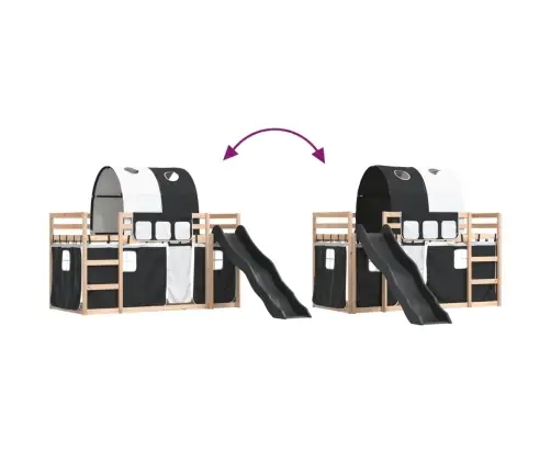 Narivoodi Liumäe Ja Kardinatega, Valge Ja Must, 90X190 Cm