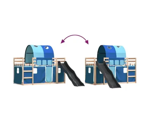 Narivoodi Liumäe Ja Kardinatega, Sinine, 90X190 Cm