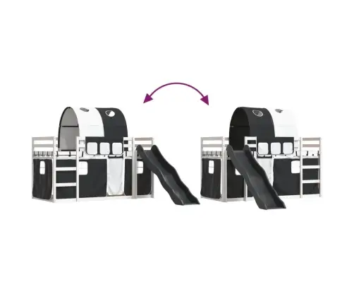 Narivoodi Liumäe Ja Kardinatega, Valge Ja Must, 90X190 Cm