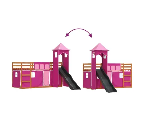 Narivoodi Liumäe Ja Kardinatega, Roosa, 90 X 200 Cm