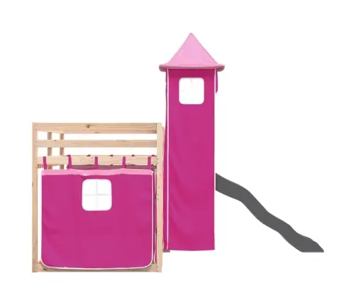 Narivoodi Liumäe Ja Kardinatega, Roosa, 90X190 Cm