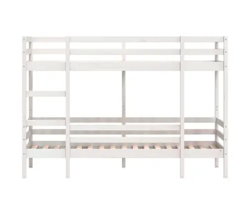 Narivoodi, Valge, 80 X 200 cm Männipuit