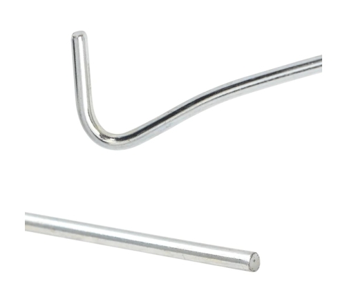 Telgivaiad 50 Tk, 23 Cm Ø4 Mm, Tsingitud Teras