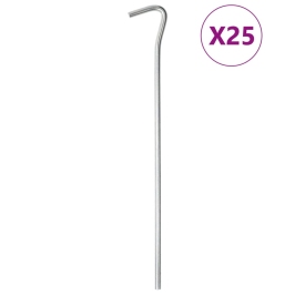 Palapinės Kaiščiai, 25Vnt., 23cm Skersmuo 5Mm, Plienas