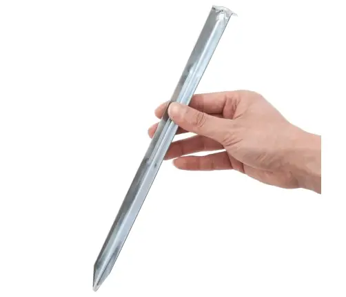 Telts Mietiņi, 24 Gab., 30 Cm, Ø20 Mm, Cinkots Tērauds Vidaxl