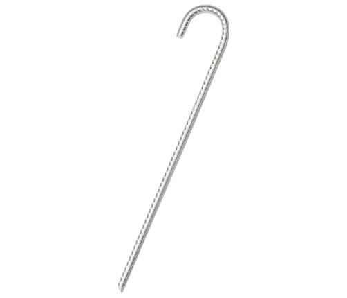 Telts Mietiņi, 6 Gab., 37 Cm, Ø10 Mm, Cinkots Tērauds Vidaxl