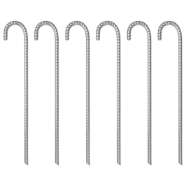 Palapinės Kaiščiai, 6Vnt., 41,5cm Skersmuo 12Mm, Plienas