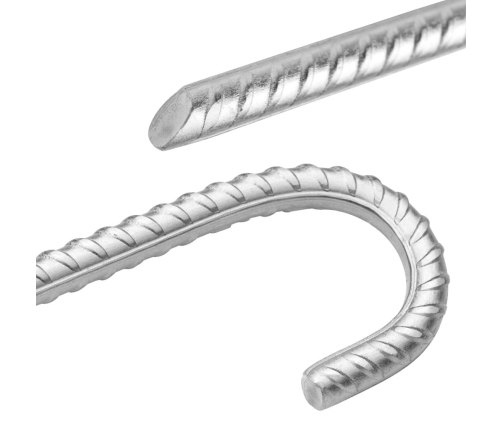 Telts Mietiņi, 12 Gab., 41,5 Cm, Ø12 Mm, Cinkots Tērauds Vidaxl