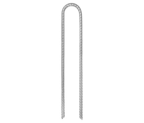 Telts Mietiņi, 12 Gab., 30 Cm, Ø7 Mm, Cinkots Tērauds Vidaxl