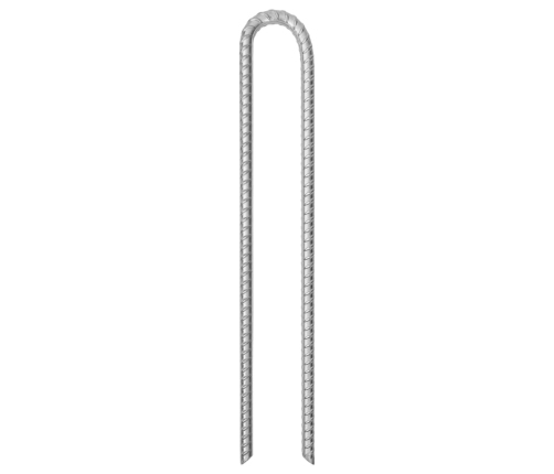 Telts Mietiņi, 12 Gab., V-Forma, 41,5Cm, Ø12Mm, Cinkots Tērauds Vidaxl
