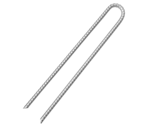 Telts Mietiņi, 12 Gab., V-Forma, 41,5Cm, Ø12Mm, Cinkots Tērauds Vidaxl
