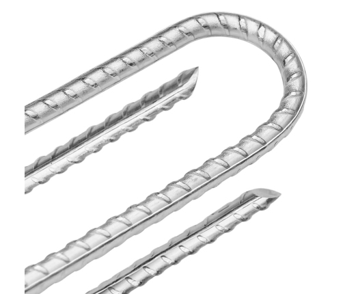 Telts Mietiņi, 12 Gab., V-Forma, 41,5Cm, Ø12Mm, Cinkots Tērauds Vidaxl
