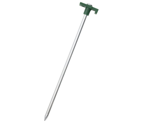 Telts Mietiņi, 12 Gab., 25 Cm, 7 Mm, Cinkots Tērauds Un Pp Vidaxl
