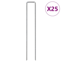 U-Kujulised Maavaiad 25 Tk, 20X3,5 cm Tsingitud Teras