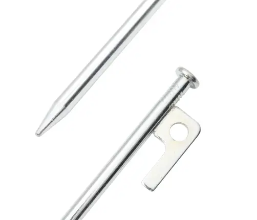 Telts Mietiņi, 24 Gab., 20 Cm, 9 Mm, Cinkots Tērauds Vidaxl