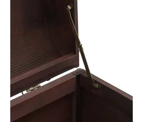 Dārgumu Lāde, Tumši Brūna, 90X50X39,5 Cm, Saplāksnis Vidaxl