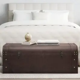 Lukkudega Aardekirst, Tumepruun, 110 X 50 X 39,5 cm Vineer