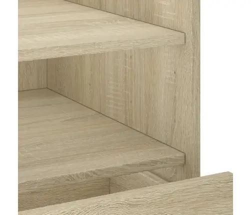 Naktinė Spintelė, Sonoma Ąžuolo, 45X50X50cm Apdirbta Mediena