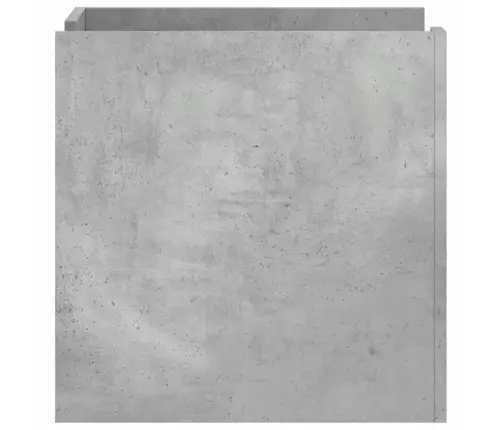 Naktsskapītis, Betona Pelēks, 45X50X50 Cm, Inženierijas Koks Vidaxl
