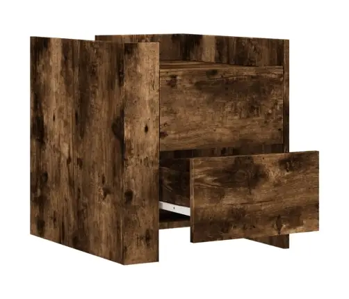 Öökapp, Suitsutatud Tamm, 45X50X50 cm Tehispuit