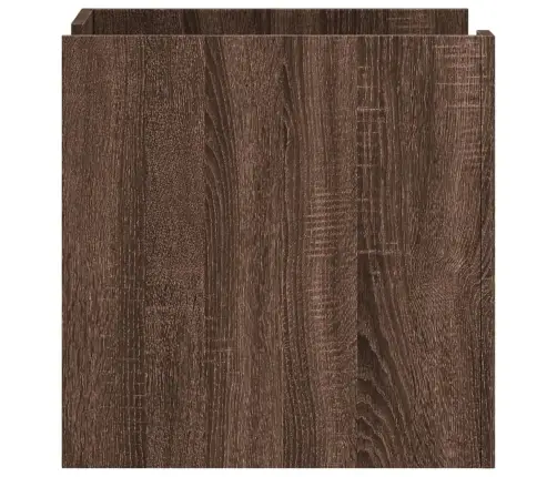 Naktinė Spintelė, Ruda Ąžuolo, 45X50X50cm Apdirbta Mediena