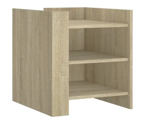 Naktinė Spintelė, Sonoma Ąžuolo, 45X50X50cm Apdirbta Mediena Naktinė Spintelė, Sonoma Ąžuolo, 45X50X50cm Apdirbta Mediena