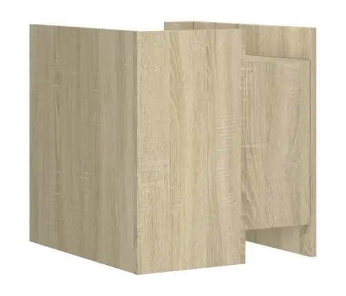 Naktinė Spintelė, Sonoma Ąžuolo, 45X50X50cm Apdirbta Mediena Naktinė Spintelė, Sonoma Ąžuolo, 45X50X50cm Apdirbta Mediena