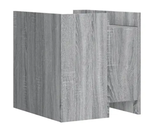 Naktsskapītis, Pelēka Ozolkoka, 45X50X50 Cm, Inženierijas Koks Vidaxl Naktsskapītis, Pelēka Ozolkoka, 45X50X50 Cm, Inženierijas Koks Vidaxl
