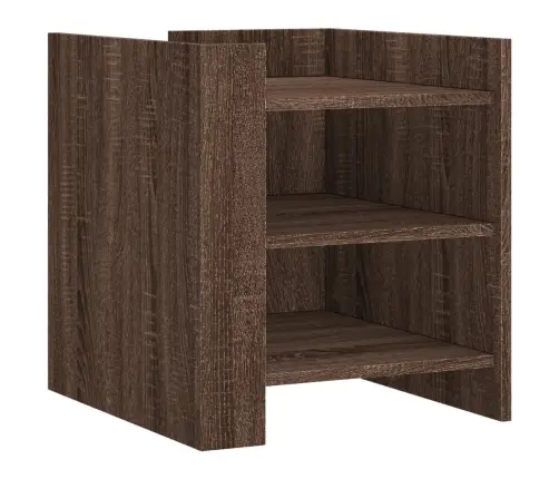 Naktsskapītis, Ozolkoka Krāsa, 45X50X50 Cm, Inženierijas Koks Vidaxl