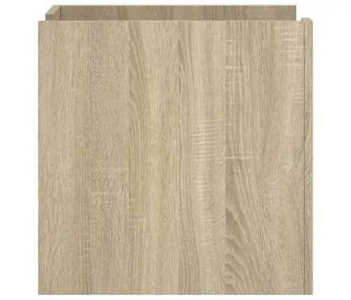 Naktsskapītis, Ozolkoka Krāsa, 45X50X50 Cm, Inženierijas Koks Vidaxl