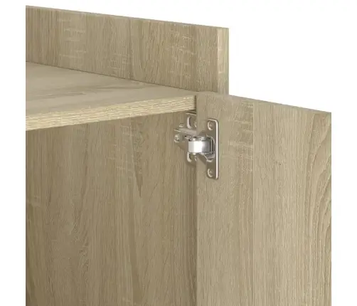 Naktsskapītis, Ozolkoka Krāsa, 45X50X50 Cm, Inženierijas Koks Vidaxl