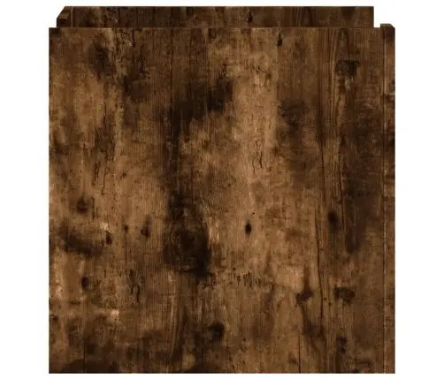 Naktinė Spintelė, Dūminio Ąžuolo, 45X50X50cm Apdirbta Mediena