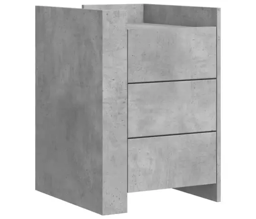 Naktsskapītis, Betona Pelēks, 45X50X65 Cm, Inženierijas Koks Vidaxl Naktsskapītis, Betona Pelēks, 45X50X65 Cm, Inženierijas Koks Vidaxl