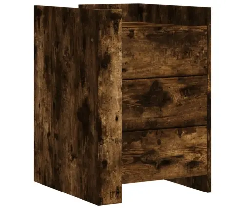 Naktsskapītis, Ozolkoka Krāsa, 45X50X65 Cm, Inženierijas Koks Vidaxl