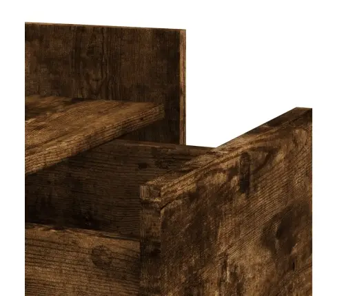 Naktsskapītis, Ozolkoka Krāsa, 45X50X65 Cm, Inženierijas Koks Vidaxl