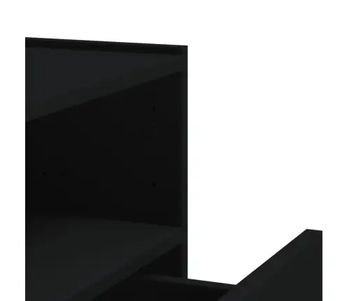 Sienas Naktsskapīši, 2 Gab., Melni, 45X30X35 Cm Vidaxl