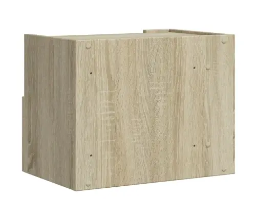 Sienas Naktsskapīši, 2 Gab., Ozolkoka Krāsa, 45X30X35 Cm Vidaxl