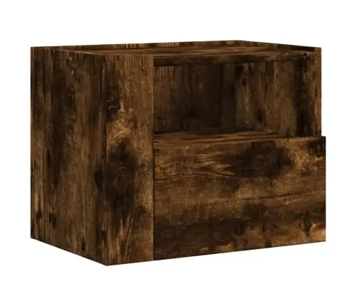 Seinale Kinnitatav Öökapp, Suitsutatud Tamm, 45X30X35 Cm