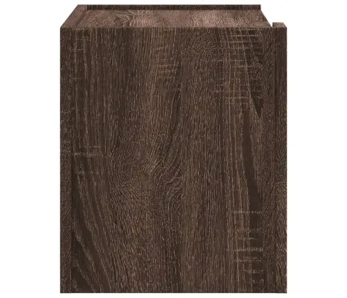 Sienas Naktsskapītis, Brūna Koka Krāsa, 45X30X35 Cm Vidaxl